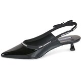 Karl Lagerfeld Salonarji PASHA Ribbon Sling Črna | Shoptok.si
