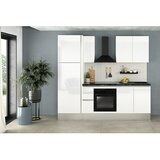 Marinelli Cucine Kuhinjski komplet Gianna (Širina: 245 cm, Bijele boje, Lijevi graničnik, S električnim uređajima) | shoptok.hr