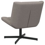  Vrtljiv stol Taupe 63 x 75 x 76 cm blago, (5000288961) | Shoptok.si
