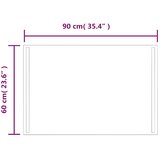  LED kupaonsko ogledalo 90x60 cm | shoptok.hr