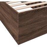  Okvir za krevet smeđi hrast 100 x 200 cm konstruirano drvo | shoptok.hr