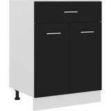 vidaXL Donji ormarić s ladicom crni 60 x 46 x 81,5 cm od iverice Cijene
