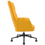  Stol za sproščanje gorčično rumen žamet, (20701409) | Shoptok.si