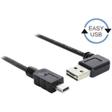 USB kabel USB 2.0 USB-A vtič\, USB-mini-B vtič 2.00 m črna pozlačeni konektorji\, UL-certificirano 83379, (20416532)