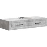 Stolna Stenska stranska miza Betonsko siva 87,5 x 34,5 x 17 cm, (5000232437) | Shoptok.si