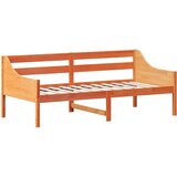 vidaXL Dnevna postelja voščeno rjava 90x190 cm trdna borovina, (21007227) Cene