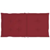  Jastuci za vrtne stolice 6 kom boja vina 100x50x3 cm od tkanine | shoptok.hr