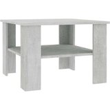  Stolić za kavu siva boja betona 60 x 60 x 42 cm od iverice | shoptok.hr