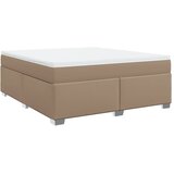 Krevet box spring s madracem cappuccino 180x200 cm umjetna koža | shoptok.hr