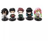 Prestige Figures Demon Slayer - Tanjiro & The Hashiras Mascot Set B Cene