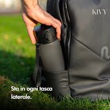KIVY steklenica za vodo iz tritana 1 l z zložljivim pokrovom – petrol zelena | Shoptok.si