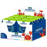 Junior Crabbycup, čaša za likovno sa poklopcem, plastična, plava Cene