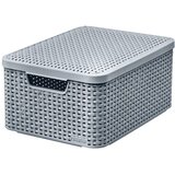 Curver plava kutija za odlaganje s poklopcem Style, 18 l Cijene