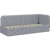 vidaXL kutni okvir kreveta svijetlo siva 80 x 200 cm tkanina | shoptok.hr