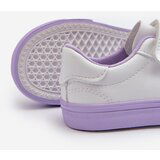 Boto Children's Sneakers Trainers with Velcro White-Purple Pennyn | Shoptok.si