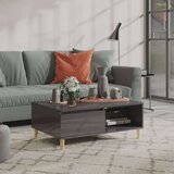  Stolić za kavu visoki sjaj sivi 90 x 60 x 35 cm od iverice | shoptok.hr