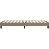  Okvir za krevet s oprugom smeđesivi 90x190cm od tkanine | Eponuda.com