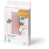 BabyOno Tetra pelene Muslin Ruže, roza | shoptok.hr
