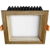  APLED - LED ugradna SQUARE WOODLINE LED/6W/230V 4000K 12x12 cm masivni jasen | Eponuda.com
