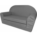 vidaXL Dječji kauč na razvlačenje Ležaj sivi