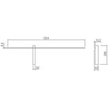  Redo 01-2479 - LED zidna svetiljka TANGENT LED/14W/230V 3000K bela | Eponuda.com