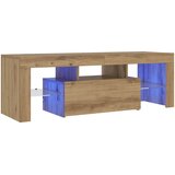 TV ormarić LED boja hrasta 120 x 36,5 x 40 cm konstruirano drvo | Eponuda.ba