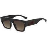 Dsquared2 ICON0031/S OIT/HA ONE SIZE (55) Črna/Rjava Cene