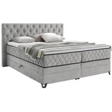 Modern Living Postelja Boxspring Carmen, Srebrna, 180x200 | Shoptok.si