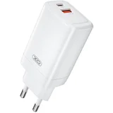 stenski polnilec PD QC 65W 1x USB in 1x USB-C tipC
