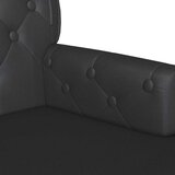  Chesterfield klupa Crna 119,5 x 64,5 x 75 cm Lažna koža | Eponuda.com