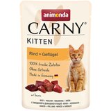 Animonda Carny Kitten vrečke 12 x 85 g - Govedina + perutnina Cene