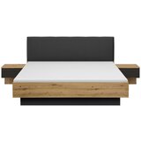 Rauch Möbel posteljna garnitura 180 cm x 200 cm , tekstil, leseni material črna, hrast artisan | Shoptok.si