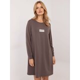 RELEVANCE Dress-RV-SK-A-165.61-dark brown | Shoptok.si
