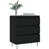  Komoda crna 60 x 35 x 70 cm od konstruiranog drva | Eponuda.com