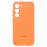 Samsung original silikonski ovitek EF-PS911TOE za Galaxy S23 5G - oranžen | Shoptok.si