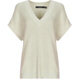 Vero_Moda Majice s kratkimi rokavi VMNEWLEXSUN SHINE Bež | Shoptok.si