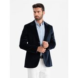 Ombre Men's REGULAR FIT cotton shirt with vertical stripes - blue and white OM-SHOS | Eponuda.ba
