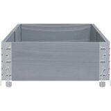  Vrtna sadilica siva 150x50 cm od masivne borovine | shoptok.hr
