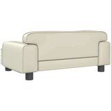  Krevet za pse krem 70 x 45 x 30 cm od umjetne kože | shoptok.hr