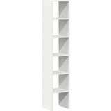 vidaXL Knjižne omare 2 kosa zložljiva bela 30x30x80 cm inženirski les | Shoptok.si