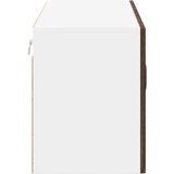  Zidni stakleni ormarić LUCCA Smeđi hrast 80 x 31 x 40 cm | Eponuda.ba