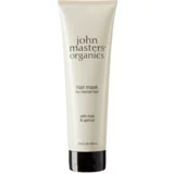 John Masters Organics hair mask for normal hair with rose & apricot family