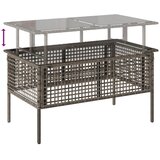  4-dijelni set vrtnih sofa s jastucima sivi od poliratana staklo | shoptok.hr