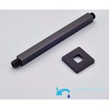 EYN LED podometni tuš sistem črne ali krom barve | tuš panel PT50089 — Črna — 30 cm | Shoptok.si