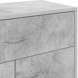  Komoda siva boja betona 60 x 30 x 75 cm od konstruiranog drva | shoptok.hr