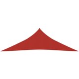 vidaXL Senčno jadro 160 g/m² rdeče 4x4x5,8 m HDPE, (20703088) | Shoptok.si