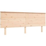 vidaXL Posteljni okvir z vzglavjem 200x200 cm trden les | Shoptok.si