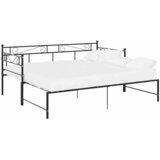  Okvir za krevet na razvlačenje crni metalni 90 x 200 cm | shoptok.hr