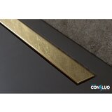 Peštan tuš kanalica 1150mm frameless gold