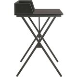 vidaXL Pisalna miza črna 80x50x84 cm | Shoptok.si